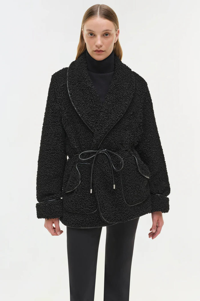 SIMKHAI Kimia Tie Waist Jacket