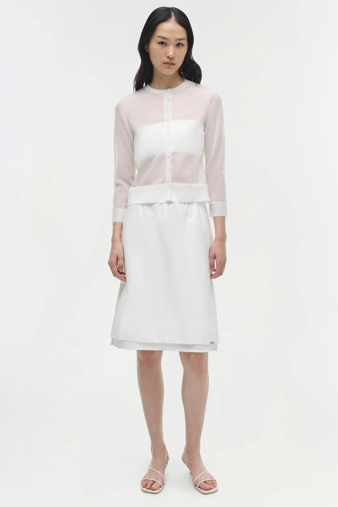 SIMKHAI  Rachel Sheer Knit Cardigan