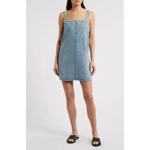 Rag & Bone Jayde Mini Dress in pacific jewel