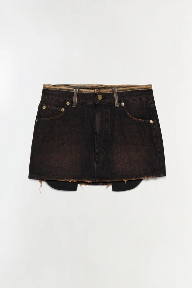 SIMKHAI Sally Denim Mini Skirt