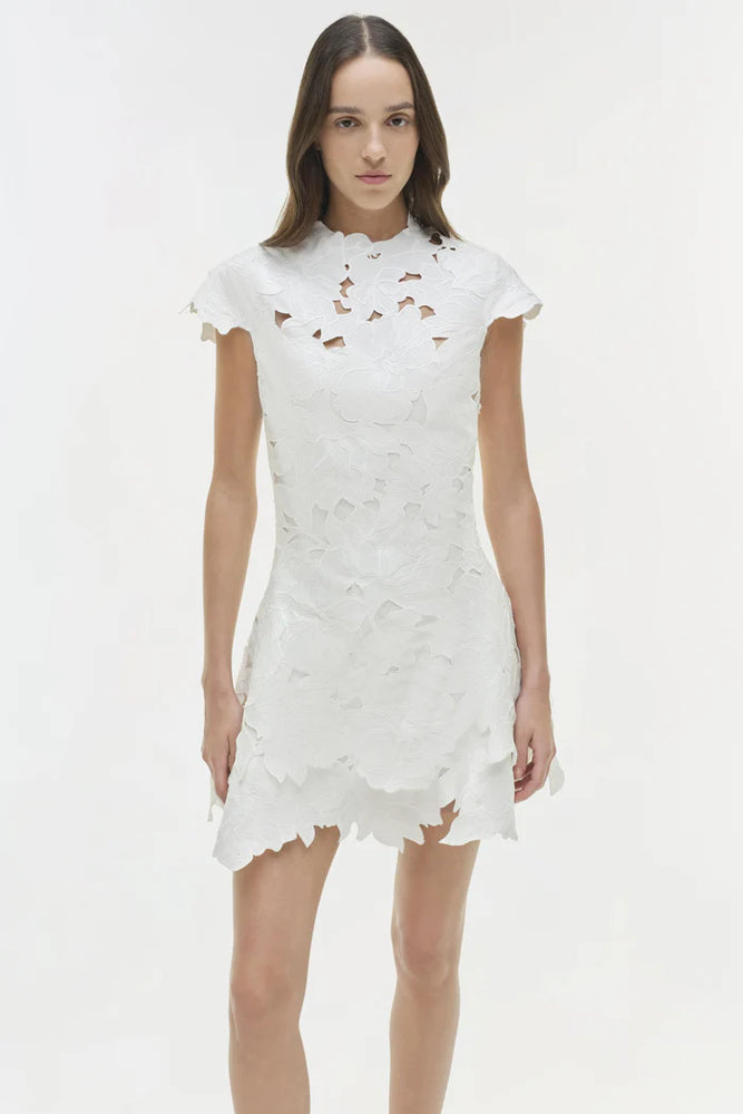SIMKHAI Holloway Embroidered Mini Dress