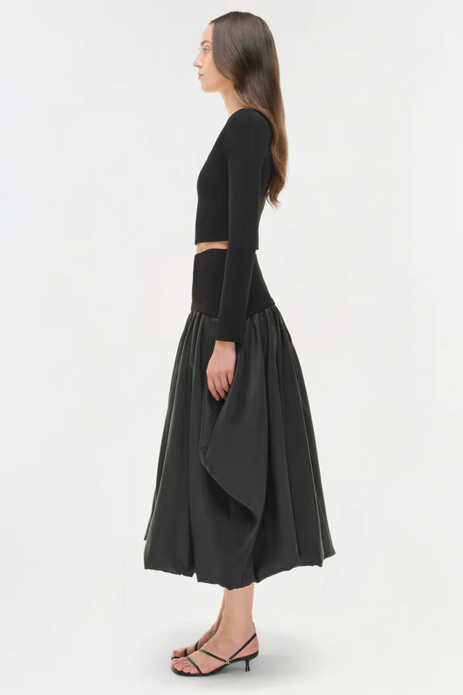 SIMKHAI Halstin Knit Cropped Top