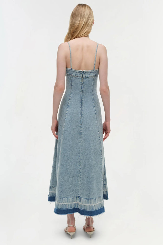 SIMKHAI  Clarissa Denim Midi Dress