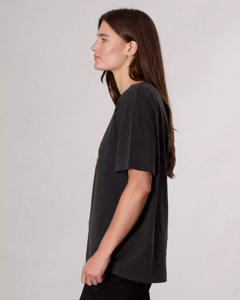 Rag & Bone Disco Boyfriend T-Shirt in Black multi