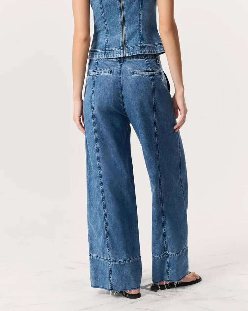 Rag & Bone Featherweight Arianna Ankle-Length Palazzo Jeans