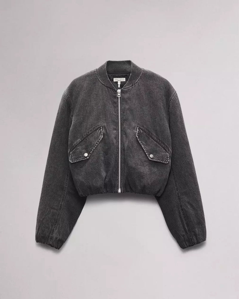 Rag & Bone Featherweight Maggie Bomber Jacket in Angelique