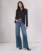 Rag & Bone Flexi Sofie Wide-Leg Jean in Willow