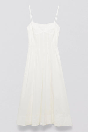 SIMKHAI KITTIYA MIDI DRESS white