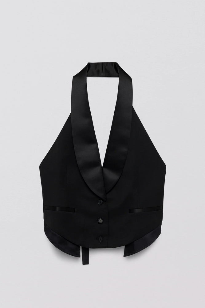 SIMKHAI ALBANY VEST black