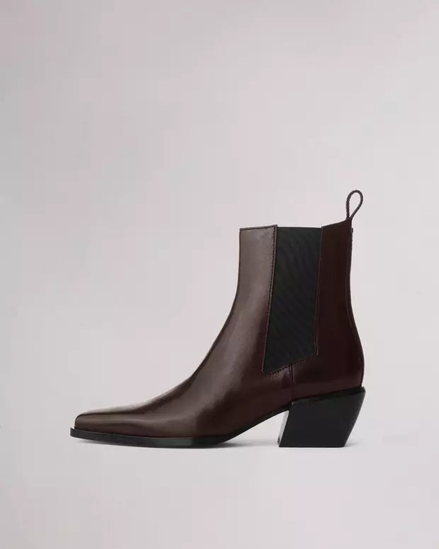 Rad & Bone Joni Chelsea Boot in Dark espresso