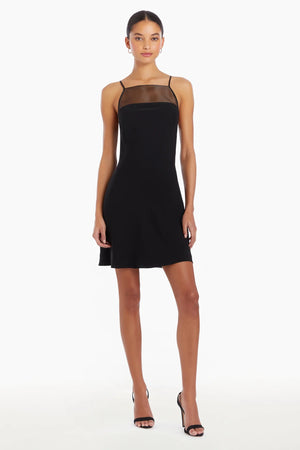 AMANDA UPRICHARD VERONICA MINI DRESS black