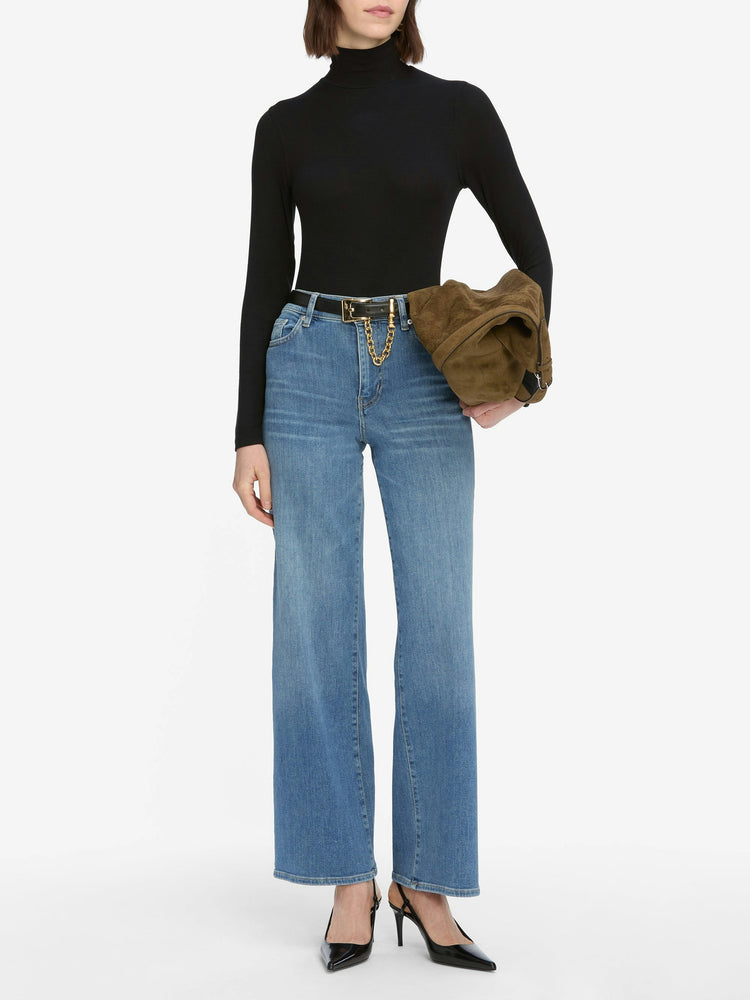 FRAME Le Slim Palazzo in Drizzle