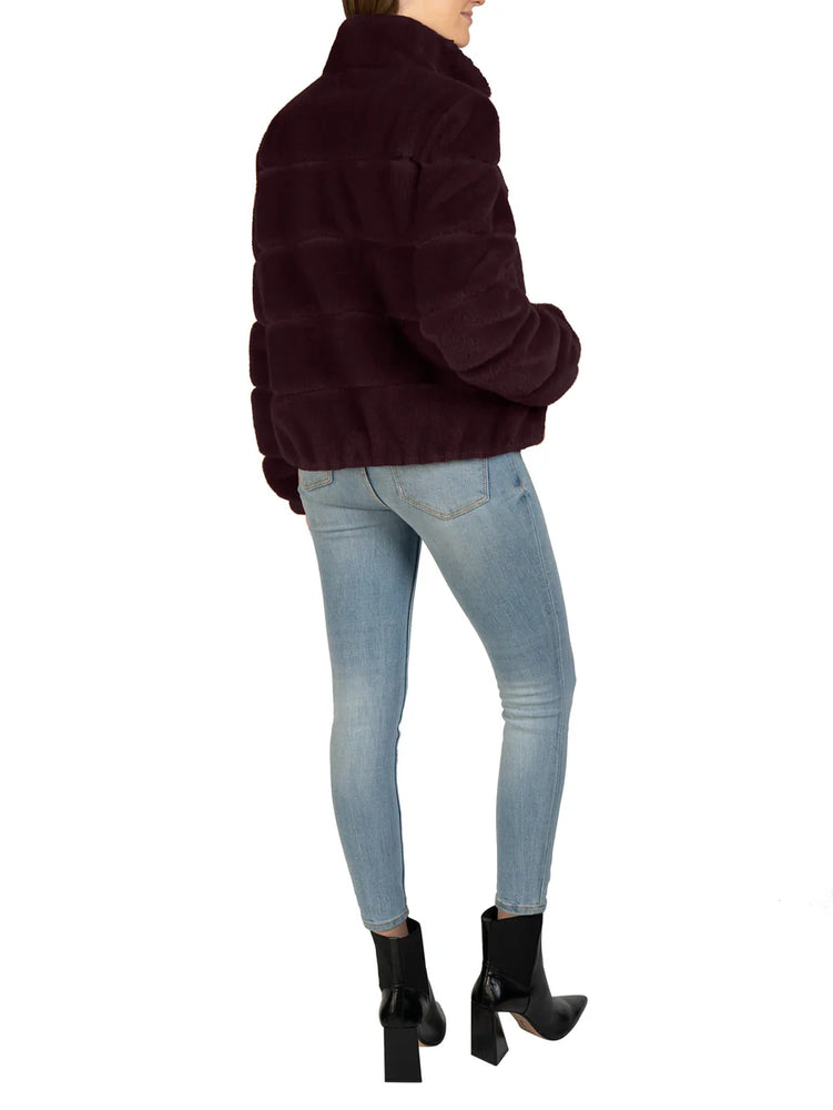 LOVE TOKEN Alex Faux Fur Jacket