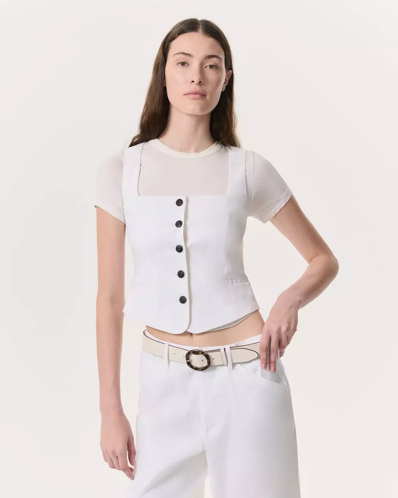 Rag & Bone Mariana Linen-Blend Vest