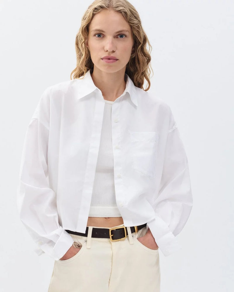Rag & Bone Marin Cropped Shirt