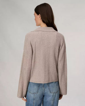 Rag & Bone Maud Cashmere Cardigan in Oatmeal