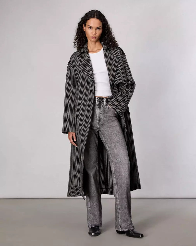 Rag & Bone Miramar Terry Shea Pant in Raven