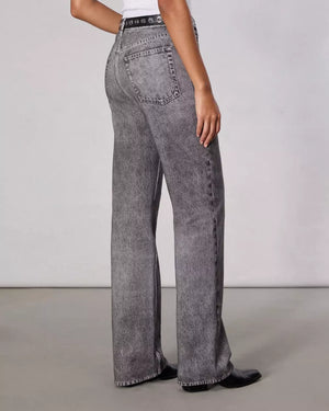 Rag & Bone Miramar Terry Shea Pant in Raven