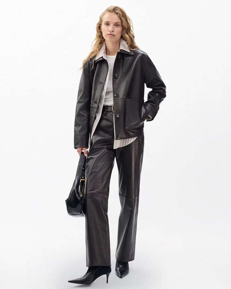Rag & Bone Shea Relaxed Leather Pants