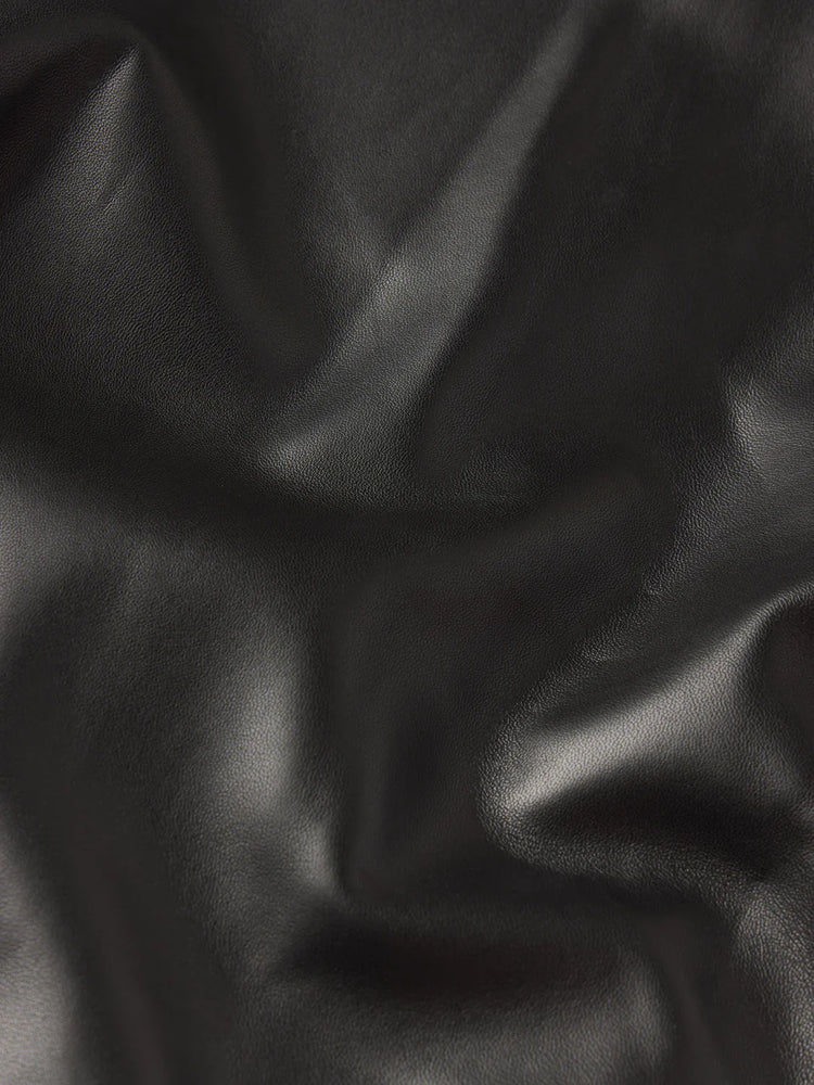 FRAME The Leather Zip Front Jacket