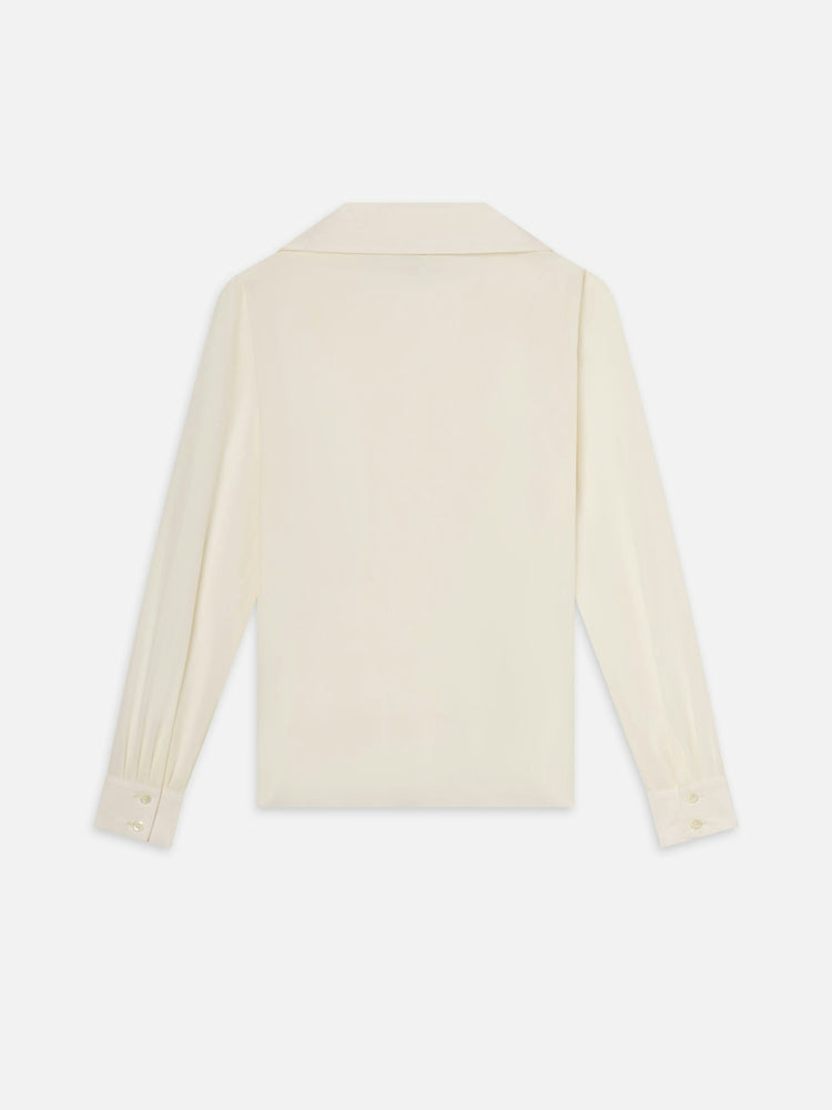 FRAME The Moment Blouse in Cream