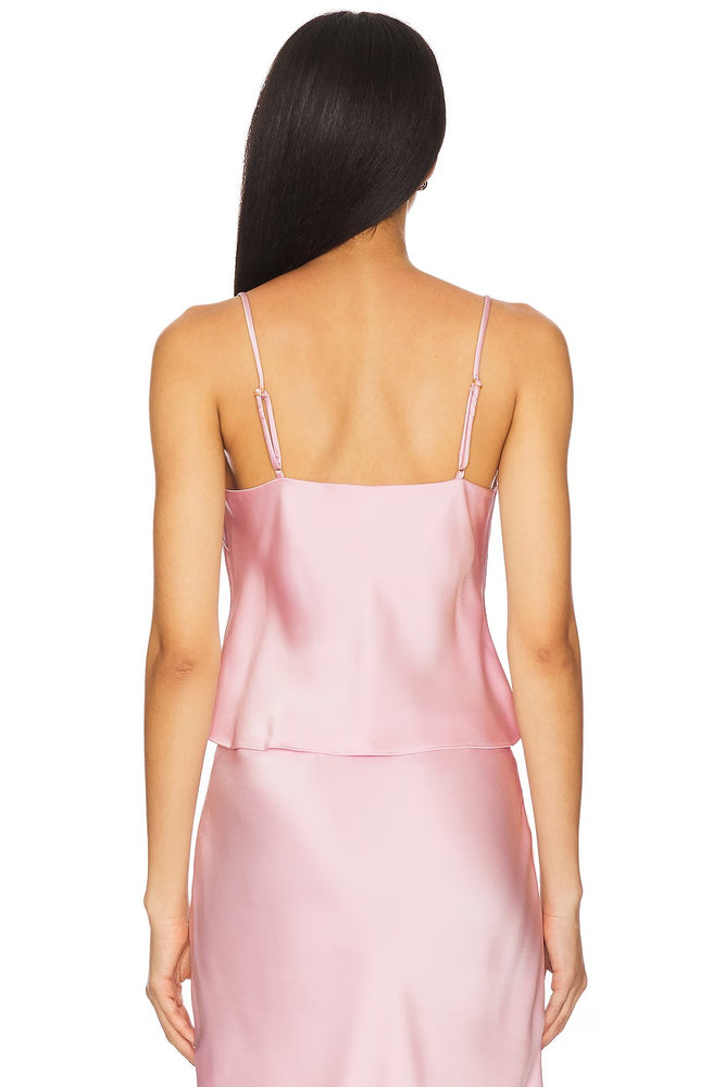 LOVESHACKFANCY Constantina Top in Pink Magnolia