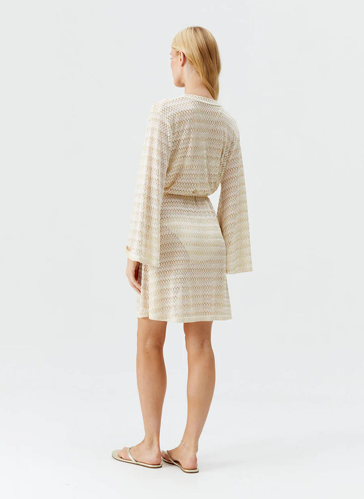 MELISSA ODABASH Anna Gold Kaftan