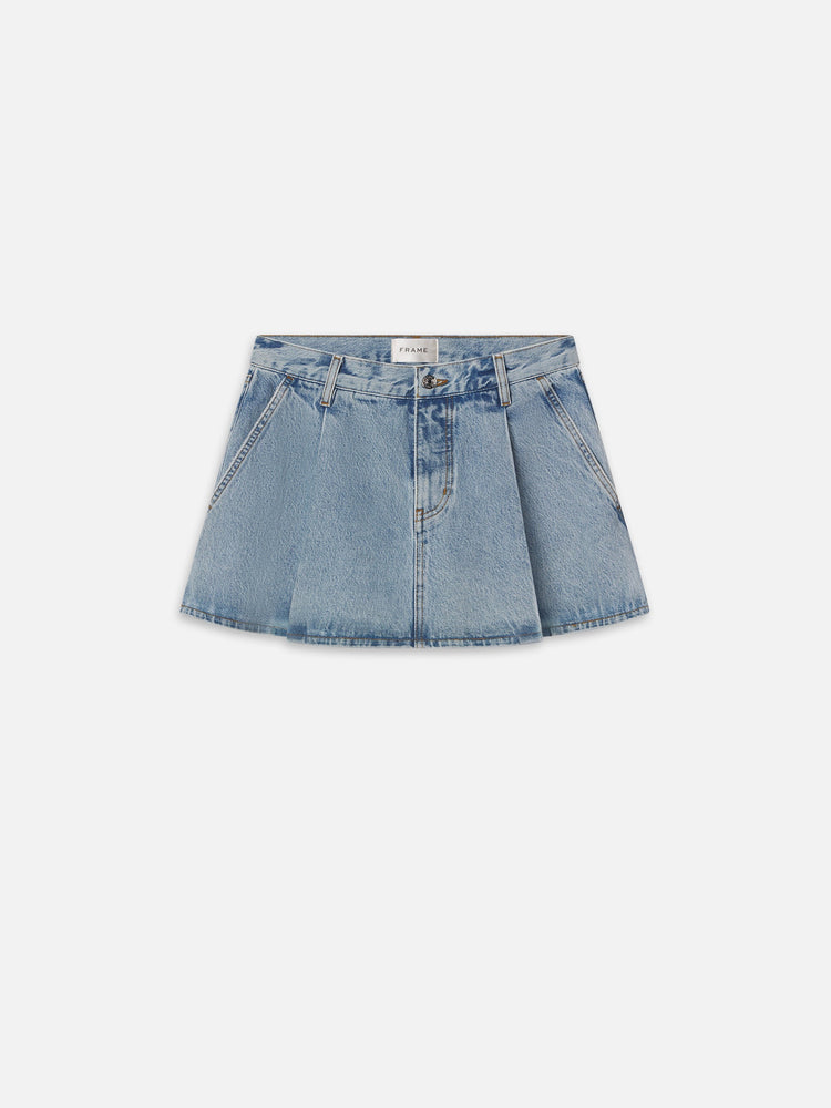 FRAME The Pleated Skirt in Outlaw
