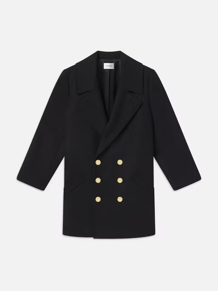 FRAME Classic Peacoat in Black