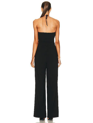 SIMKHAI Gala Plisse Cut Out Jumpsuit