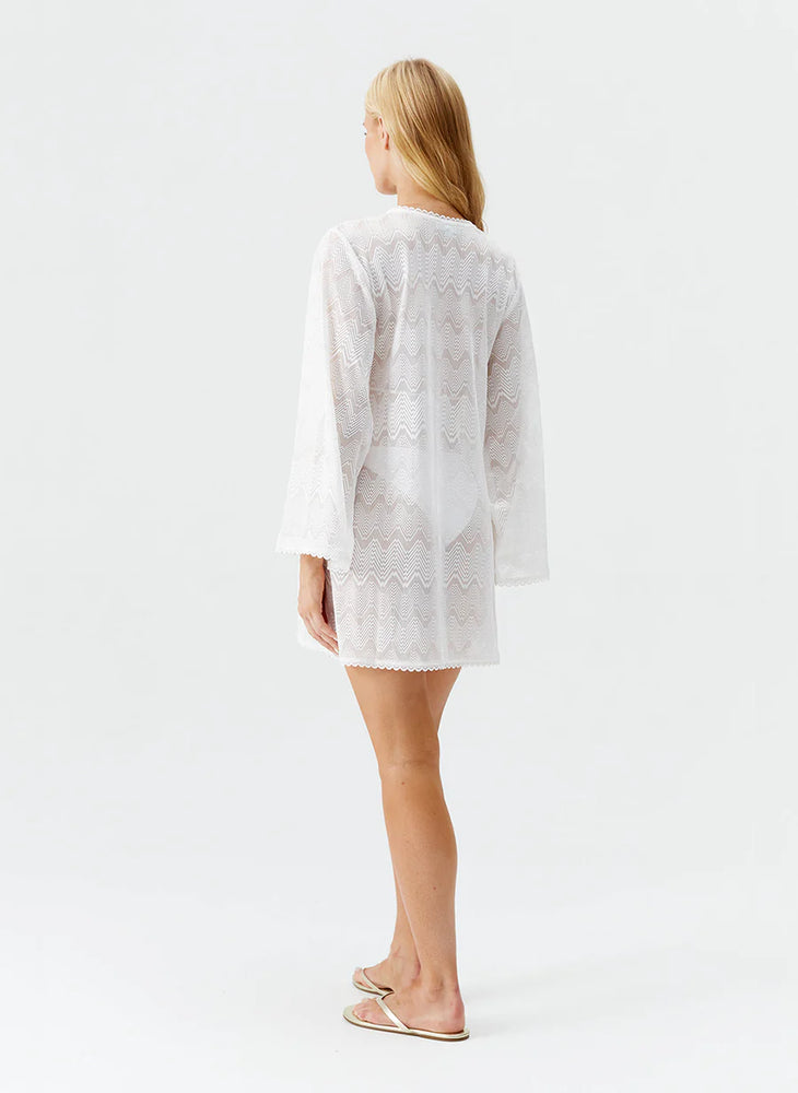 MELISSA ODABASH Keira White Kaftan