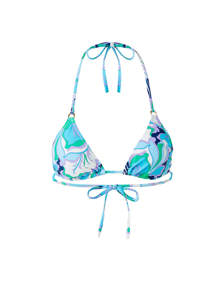 MELISSA ODABASH Key West Bloom Bikini Top