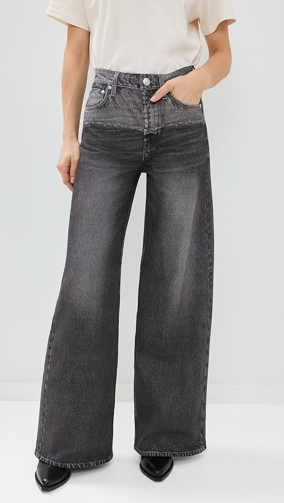 Rag & Bone Miramar Fleece Terry Sofie Full Length Sweatpants in Charlize