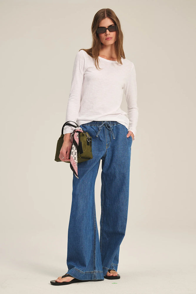 VELVET lizzie tee in White