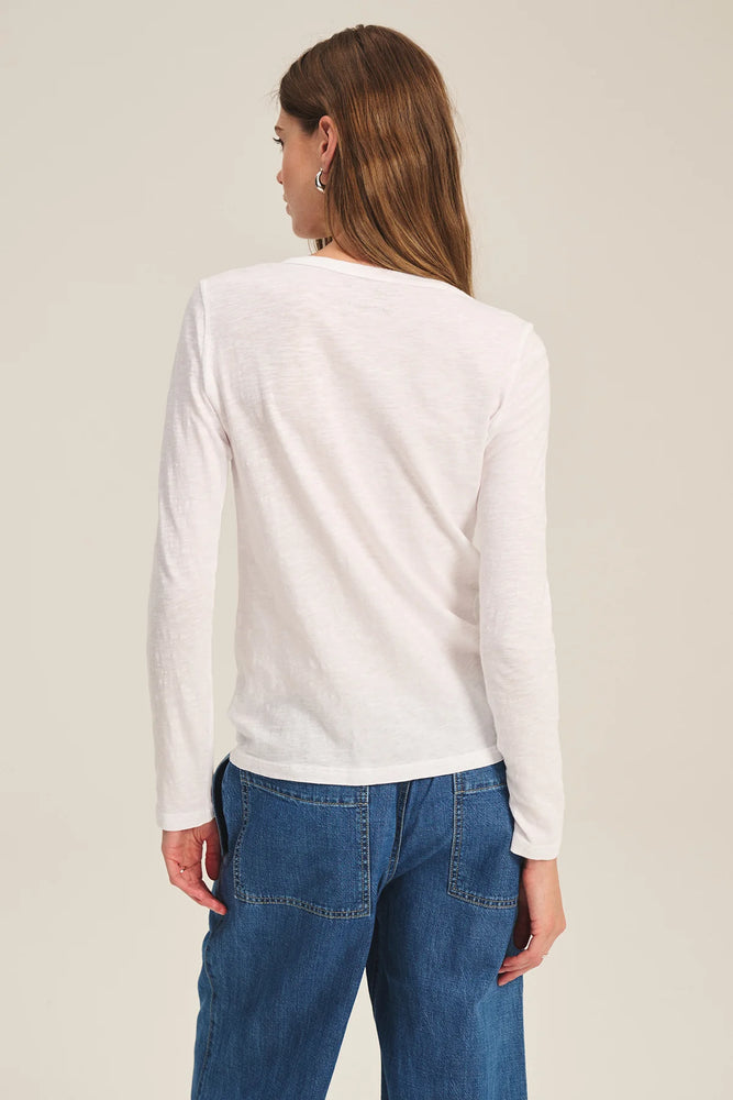 VELVET lizzie tee in White