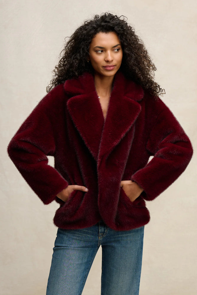 VELVET carolyn faux fur jacket
