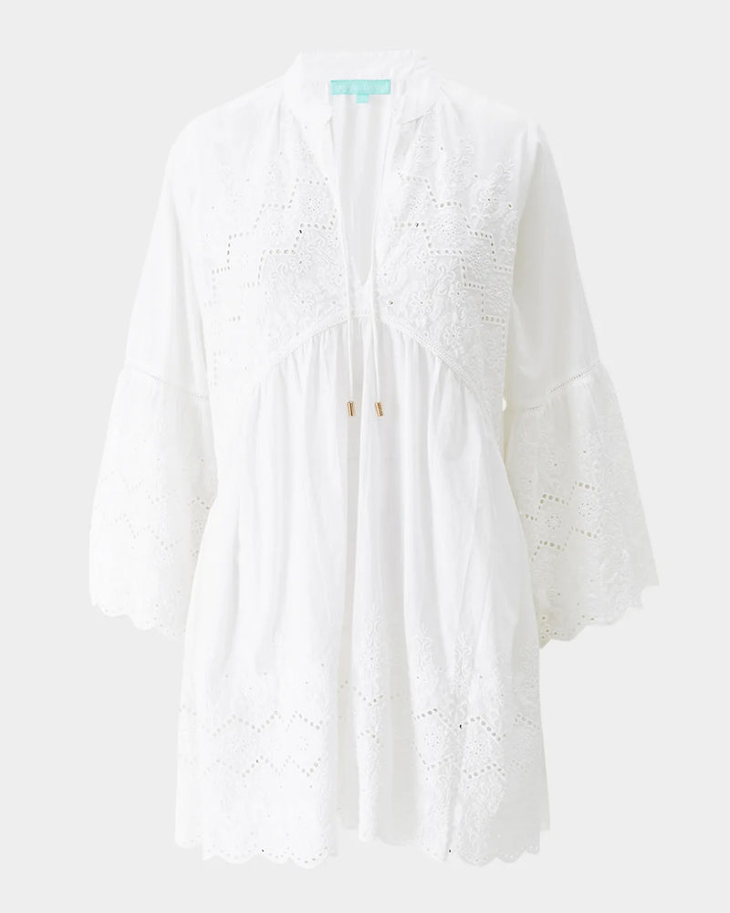 MELISSA ODABASH Sebenna Embroidered Sun Dress Coverup