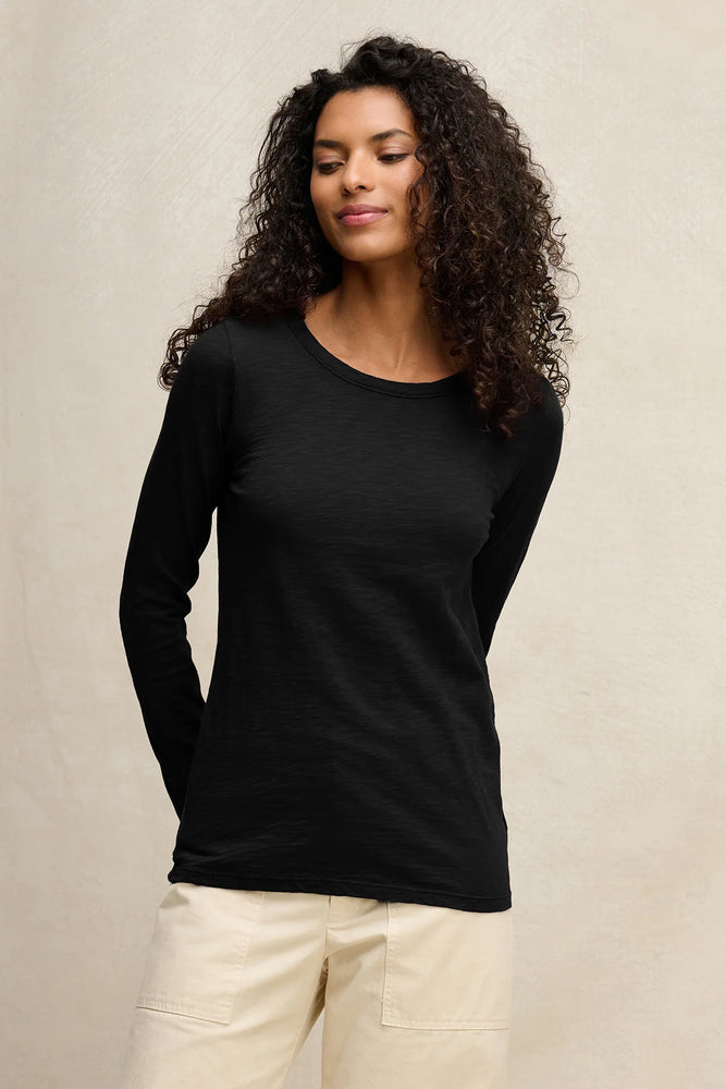 VELVET lizzie tee in Black