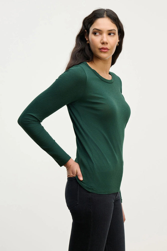 VELVET lizzie tee in Camp