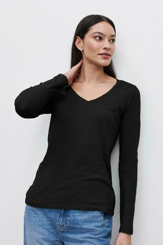 VELVET blaire tee in Black